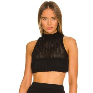 Camila Coelho Cleo Top in Black